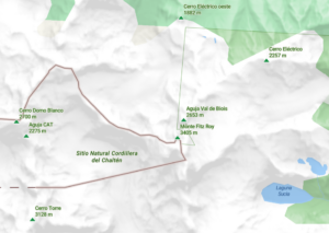 Mapa Fitz Roy